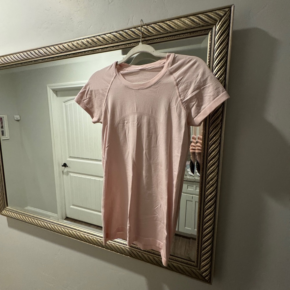 Lululemon Athletica Light Pink Short Sleeve Tee